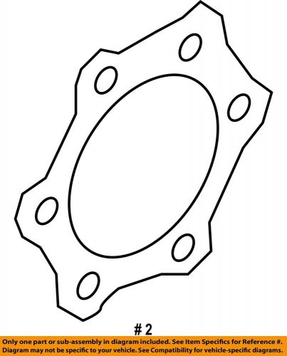 Kia oem 14-18 forte5 1.6l-l4 exhaust-catalytic cnvrtr gasket 282822b700