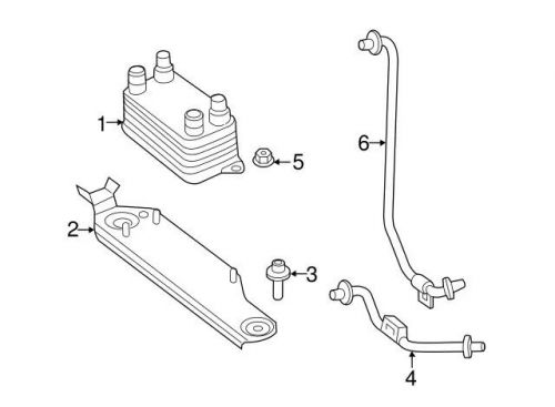 Oem 0995002300 mercedes benz genuine maybach s 680 2022-2023 oil cooler