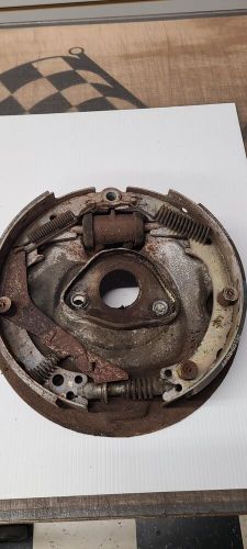 1961 cadillac deville front left/right drum brake backing plates loaded