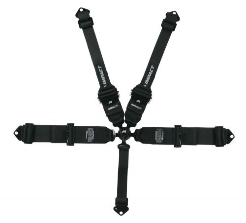 Impact racing restraint - 3&#034; cam, pd both lap, 3&#034; to 2&#034; trans shldr, 5pt, sfi 16