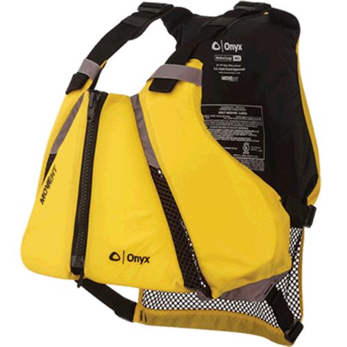 Onyx outdoor    122000 300 060 14    movevent curve life vest ylw xl 2xl