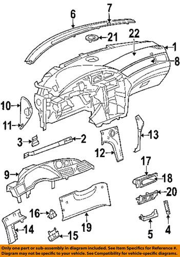 Chrysler oem ud63xdvaa instrument panel-handle