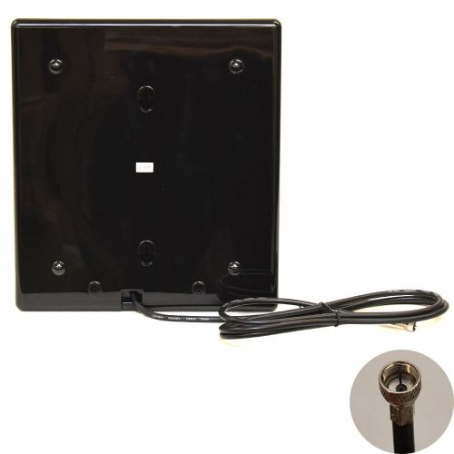 Rca boat flat hdtv antenna ant1600e | multi-directional 50 mile black