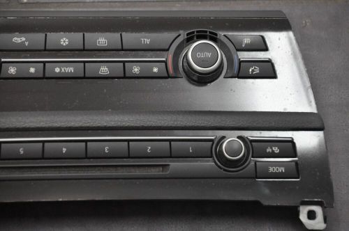 Radio climate control panel bmw f10 f11 9249697 switch automatic air conditioning seat heater-