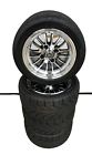 Set of 4 kenda 215 40 12 golf cart radial tires &amp; wheels rims - brand new