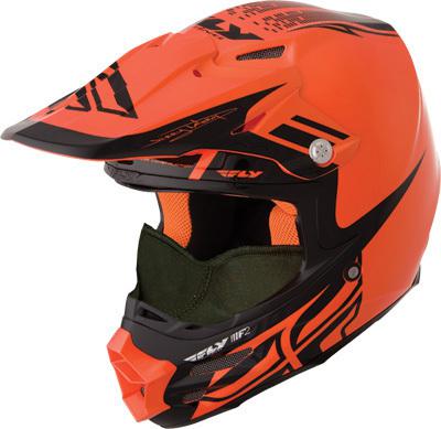 2014 fly racing f2 carbon snow helmet orange black dubstep snowmobile