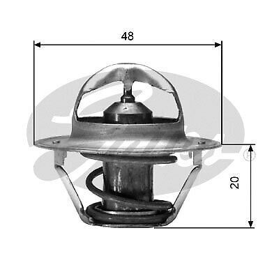 Coolant thermostat fits ford gates 1497689 1635905 6018925 6085917 6100630 new