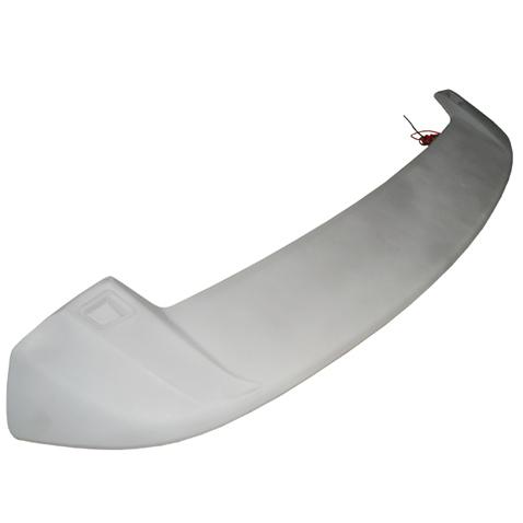 Roof spoiler rear wing abs plastic with light fit for subaru forester 2009-2012 