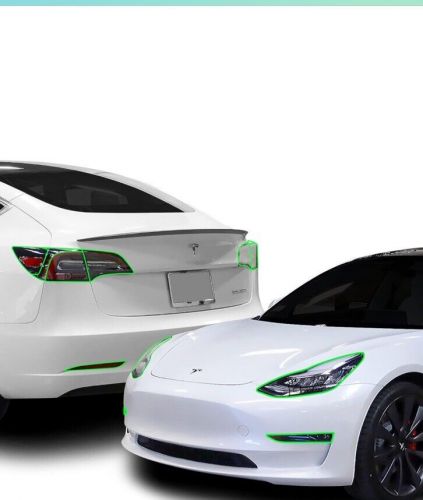 Tesla lighting tint/ taillight headlight tint- precut kit