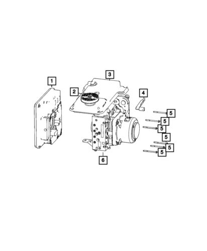 Genuine mopar power brake booster 68547565ac