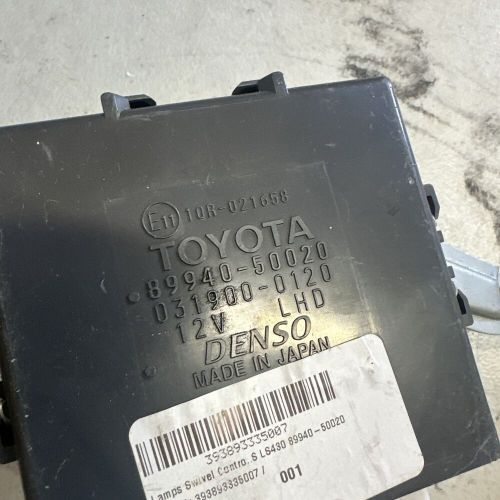 Lamps swivel control right hand dash fits 04-06 lexus ls430 89940-50020