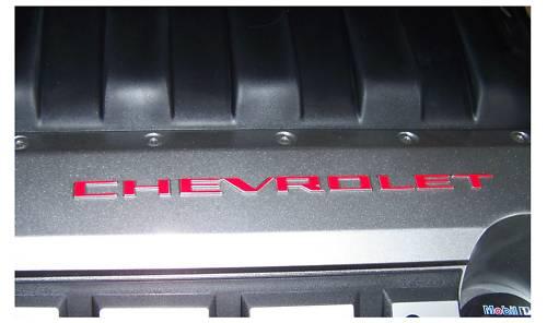 2010 2011 2012 2013 camaro "chevrolet" engine cover overlays -u choose color