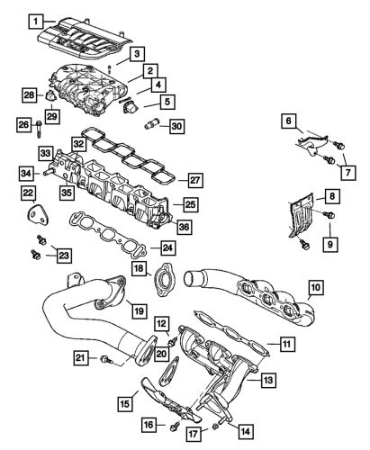 Genuine mopar nut mounting 6506619aa