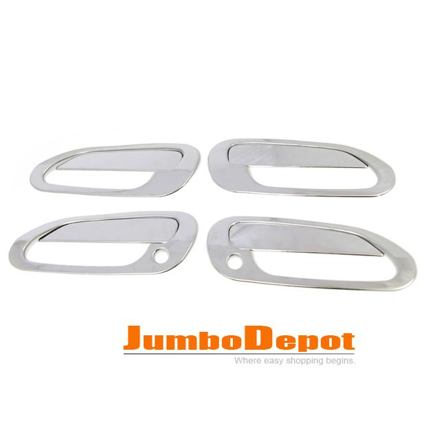 For 1998-2002 honda 4dr & 2dr chrome 304 steel side door handle cover trims