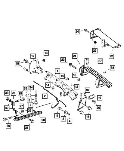 Genuine mopar wiring 68037930aa