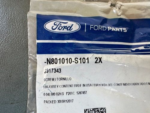 Ford oem nos n801010-s101 special bolt 6 spd manual 1999-2007 f-250 super duty