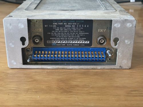 King kx-170b nav/com radio, tso, 069-1019-00