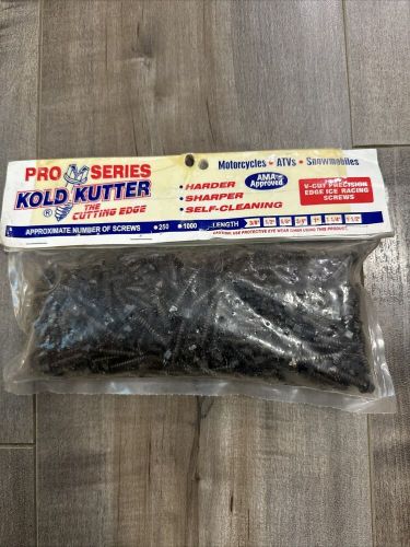 Kold kutter track tire ice studs/screws canadian 1 inch 250 count