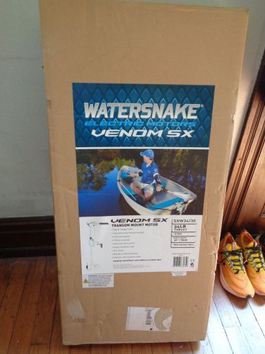 New watersnake electric trolling boat motor venom sxw 34 lb thrust