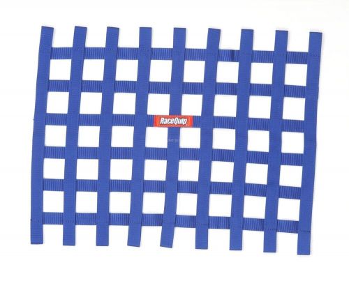 Racequip® 721025rqp window net 1 in webbing - 18 x 24 in rectangle - blue