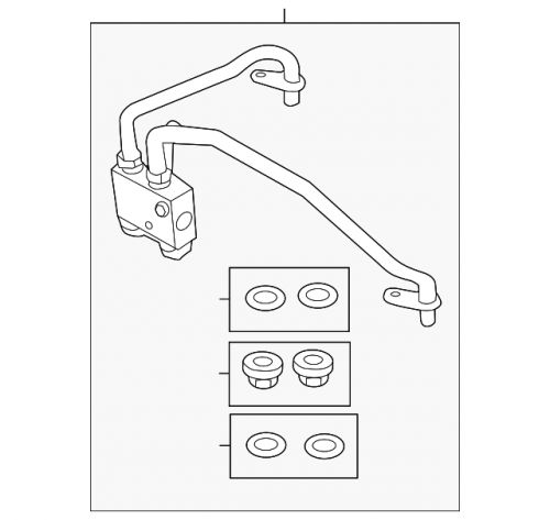 Genuine ford tube assembly db5z-7r081-t