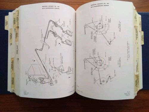 Scarce 1960s douglas aircraft dc-8 maintenance manual volume vi ~ huge manual