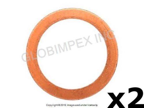 Mercedes (2012-2017) copper washer - 13 x 18 x 1 mm (2) elring klinger +warranty