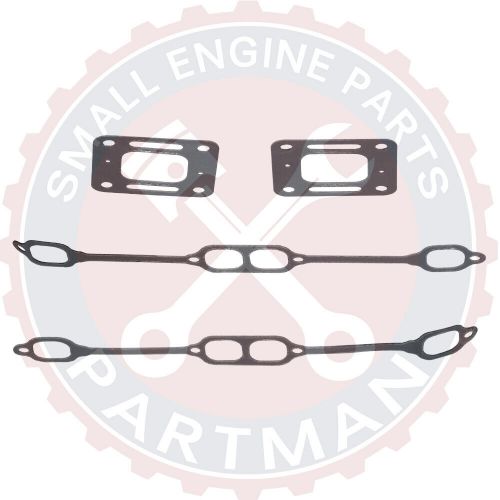 Manifold &amp; riser elbow gasket set kit for mercruiser 5.7 350 27-33395