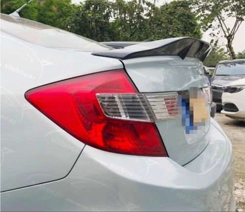 Unpainted rear roof trunk spoiler wings  deflector for 2012-2013 honda civic 9th