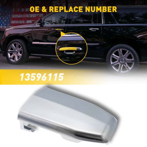 For 2015-2018 cadillac escalade / esv front door handle lock cylinder cover eaw