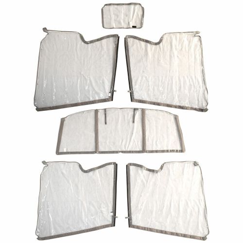 Ranger boat curtain kit 308553 | 1682 clear / gray (set of 6)