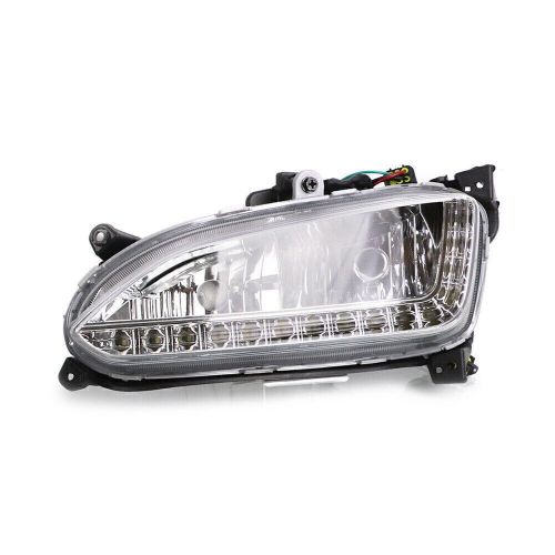 Led drl daytime running light fog lamp left side for hyundai ix45 santa fe 13-15