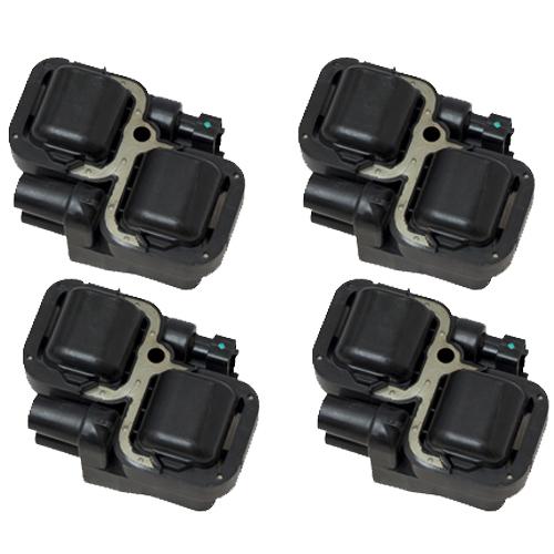 Ignition coil pack - set of 4 - mercedes v6 v8 - 0221503035 - new