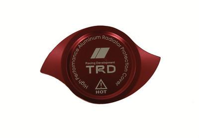 Universal trd billet cnc machined radiator cap cover red for toyota lexus es is