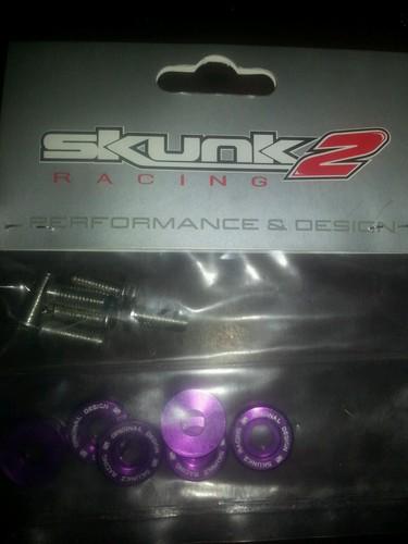 Skunk2 universial 6m x 1 fender washer kit purple