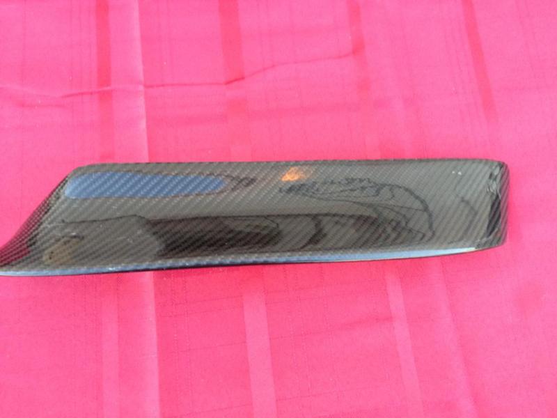 Bmw oem e46 m3 left driver side bimmian carbon fiber splitter bumper attachment