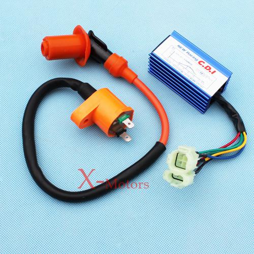 Performance new scooter racing ignition coil & racing cdi ignition 50cc 125cc