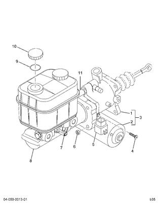 2c4z2002aa kit brake booster repair 98 99 00 01 02 f650