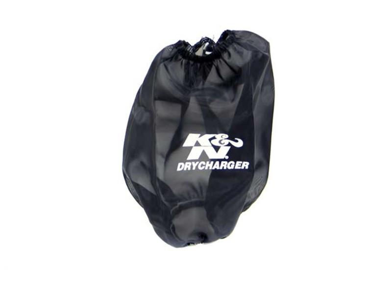 K&n filters rf-1020dk - drycharger filter wrap; black; round tapered; b 7.5 x t