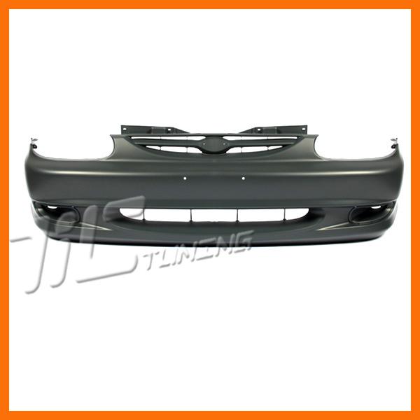 Unpainted primered black front bumper cover for 98-01 kia sephia base/ls