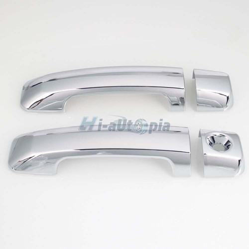 07-12 toyota tundra double cab chrome 2 door handle cover no passenger keyhole