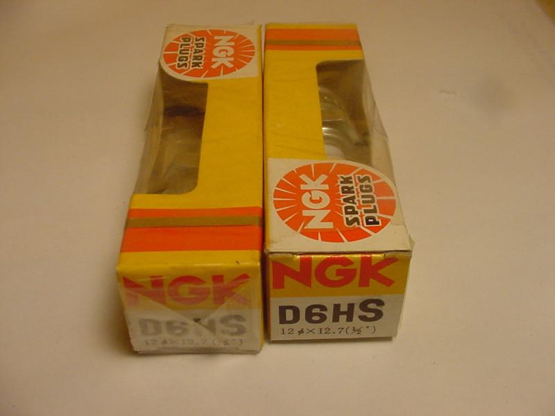 Ngk d6hs spark plugs (2)  nos fits honda cl90 s90 st90    