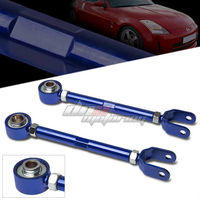 03-07 350z z33/g35 v35 blue adjustable rear traction control rod/suspension arm