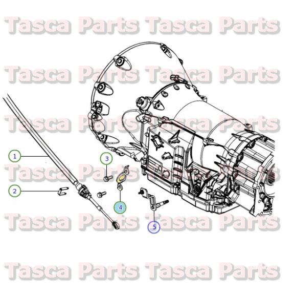 Oem transmission cable mounting bracket 2005-2014 dodge chrysler jeep #4578071aa