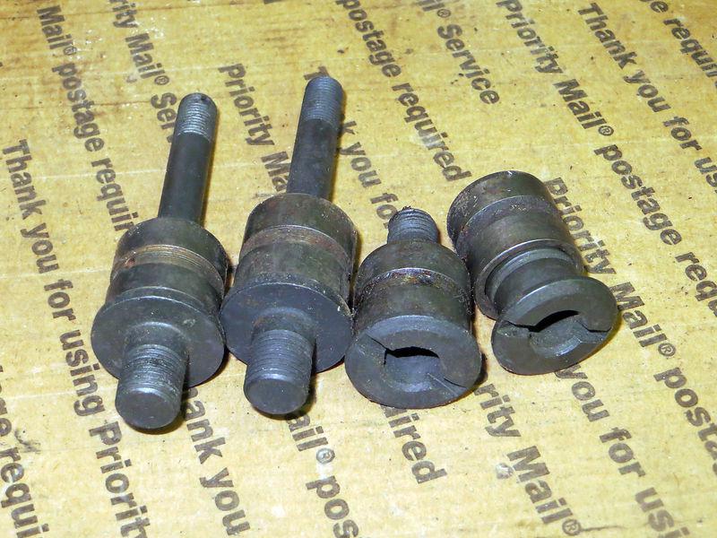 Harley davidson 45 wla nos rocker shaft & nos bushings oem & perfect!