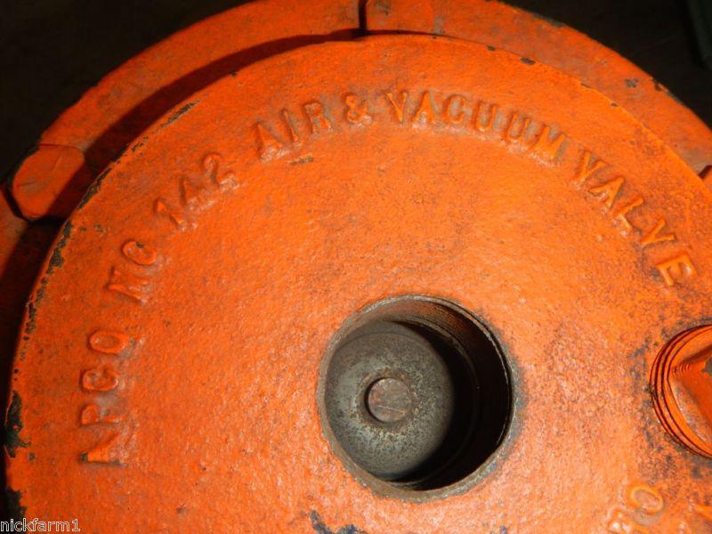 Apco air and vacuum valve, #142