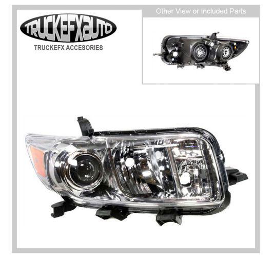 New right side headlight lamp clear lens rh passenger halogen xb sc2503102