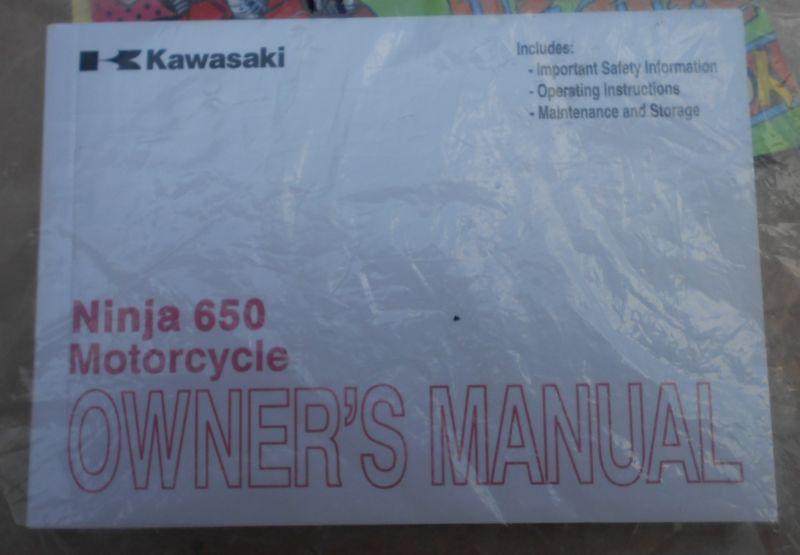 '11 kawasaki ninja 650  motorcycle owners manual 2011 ninja bike