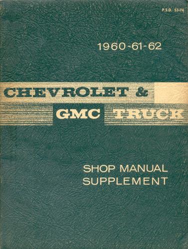 1960 1961 1962 - chevrolet / gmc - truck - shop service maintenance manual