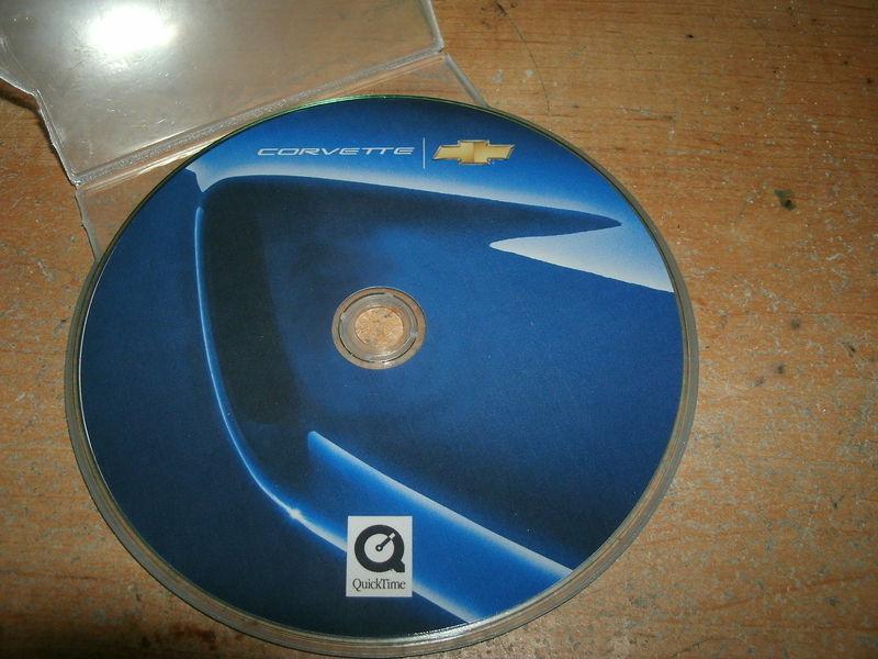 2004 chevrolet corvette z06 c5 media press introduction press kit cd-rom cd